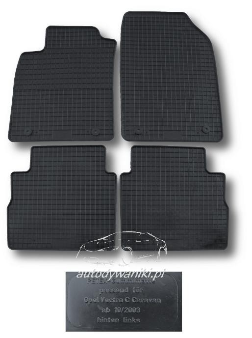 Rubber floor mats set  Opel Vectra B (1995-2002)