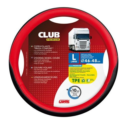 Steering wheel cover BUS/JEEP/TRUCK, CLUB Premium, Ø46-48cm