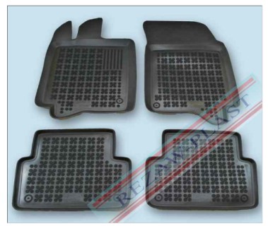 Rubber floor mat  set  Renault Laguna (2001-2007) with edges