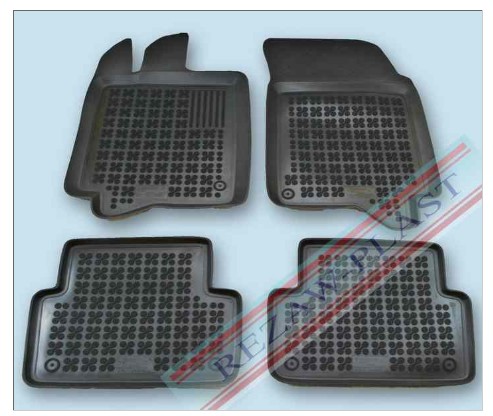 Rubber floor mat  set  Renault Laguna (2001-2007) with edges