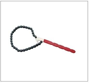 Chain oil filter wrench