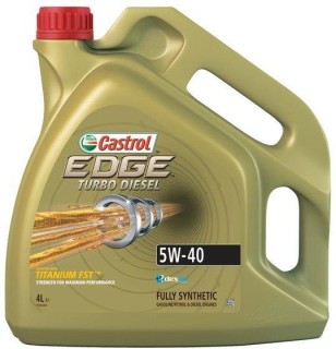 Synthetic motor oil Castrol EDGE 5W40 TURBO DIESEL TITANIUM FST, 4L