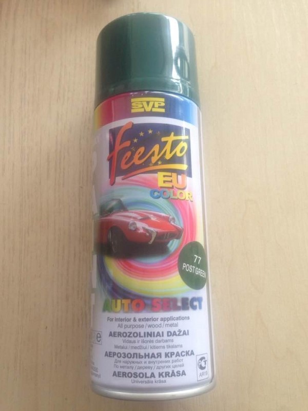 Paint spray  - SVP Post Green, 400ml.
