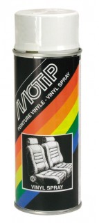 Vinyl and leather spray (white), 400ml.