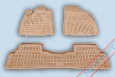 Rubber floor mat set Lexus RX450h  (2012-2021), with edges 