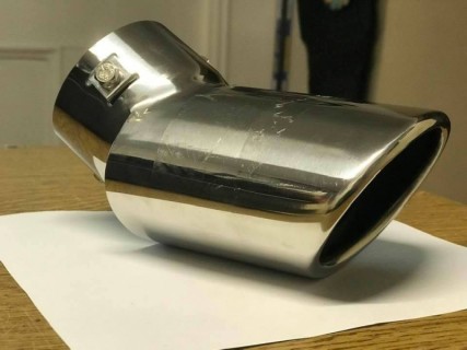 Sport muffler pipe end  (also fits to Mercedes S-class W221 3.2cdi / VW Touager 2.5tdi)