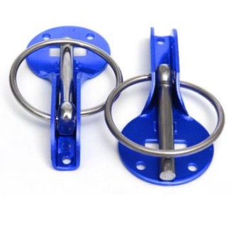 Hood pin kit, blue