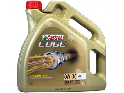 Synthethic motor oil  Castrol Edge Titanium FST A5/B5 0W30, 4L