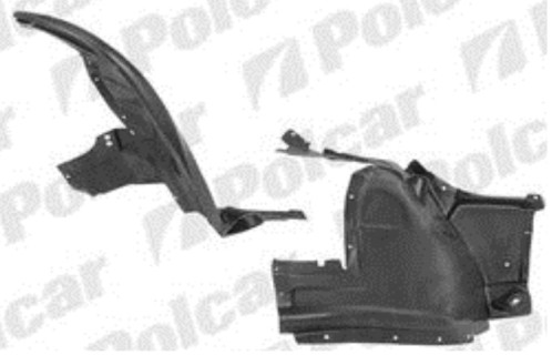 Front fender flare rear part) BMW X5 E70 (2006-2013), left 