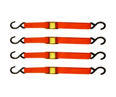 Ratchet tie-down set, 3000kg.