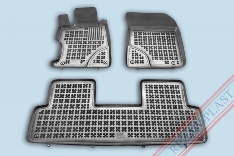 Rubber floor mats set Audi Honda Civic (2012-), with edges