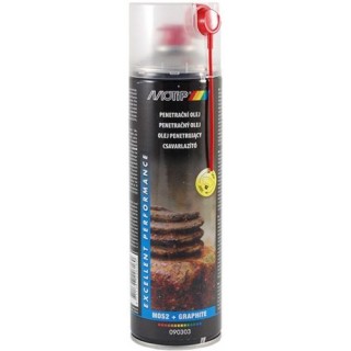 Penetrating oil, loosen rust Motip "Penetrating Oil MoS2", 500ml.