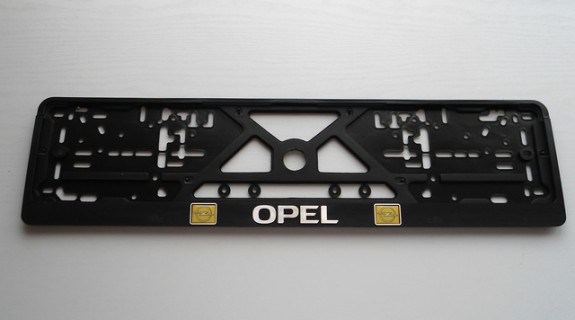 3D plate number holder -  Opel