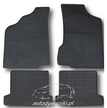 Rubber floor mats set VW Polo (1994-2000)
