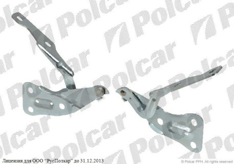 Bonnet hinges Opel Astra G (1998-2005), left