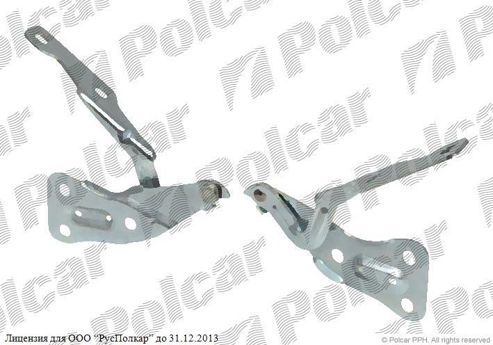 Bonnet hinges Opel Astra G (1998-2005), left