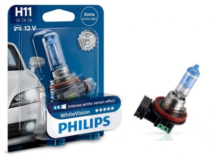 Philips H11 White-Xenon 55W, 12V 