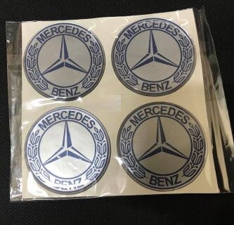 ALLOY WHEEL TRIM CENTRE CAP DECAL LOGO Mercedes-Benz, 64mm