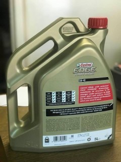 Synthetic motor oil - Castrol EDGE 5W40 TURBO DIESEL TITANIUM (dexos), 5L 
