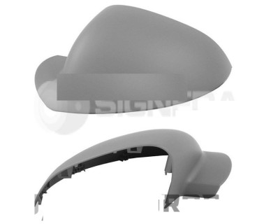 Mirror glass cover Opel Astra J (2009-2015), left side