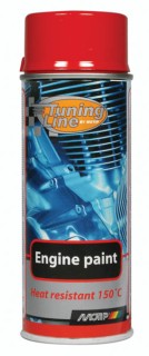 Engine/exhaust pipe laquer(pain) red, 400ml.