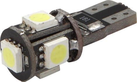 2PCS x 5LED CANBUS bulb, 12V  