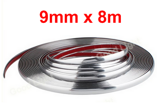 Car decor, chrome,9mmx8m