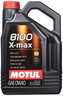 Synthetic engine oil - MOTUL 8100 X-max 0W40, 4L 