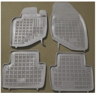 Rubber floor mat set Volvo S80 (1998-2006) with edges