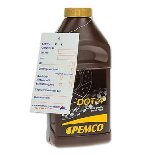 Synthetic brake fluid PEMCO DOT4, 1L.
