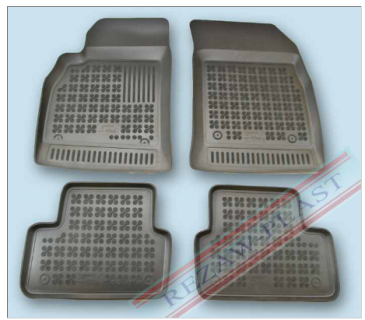 Rubber floor mat  set Chevrolet Cruze (2009-) with edges