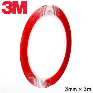 Car decor, red, 3mmx3m