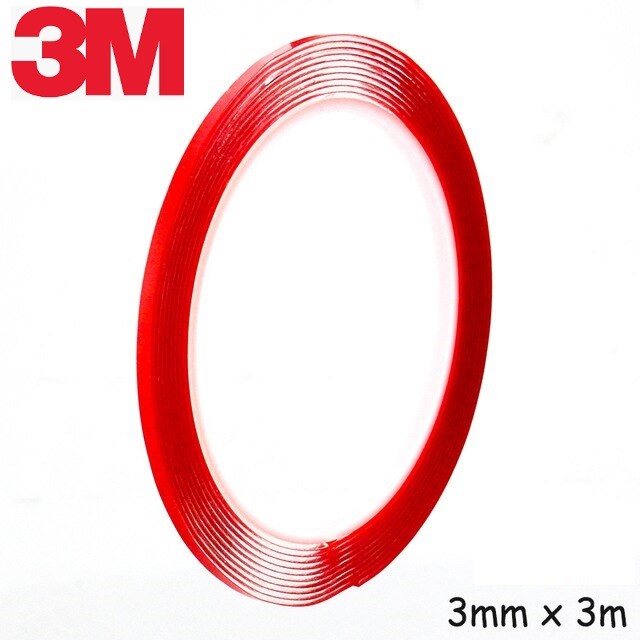 Car decor, red, 3mmx3m