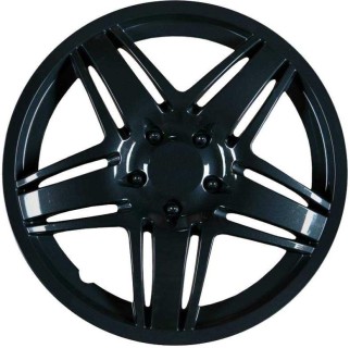 Wheel cover set Star-black, 13"