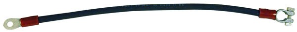 Car battery cable with clamp (+)