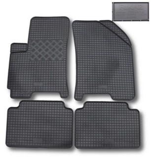 Rubber floor mats set Chevrolet Lacetti (2004-2012)