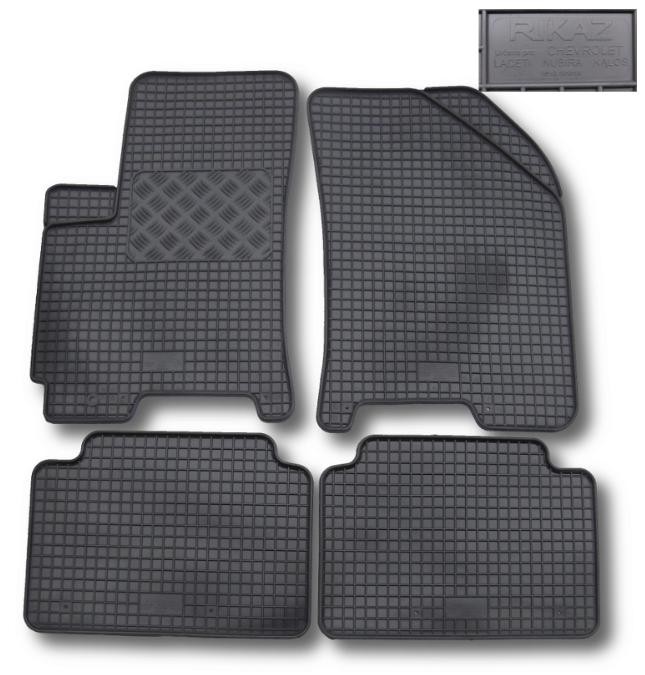 Rubber floor mats set Chevrolet Lacetti (2004-2012)