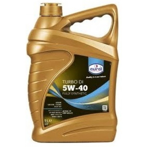 Synthetic motor oil - Eurol Turbo DI 5W-40, 5L