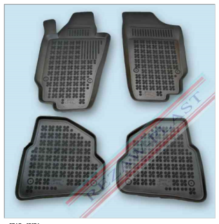 Rubber floor mat set  Seat Ibiza (2008-) with edges
