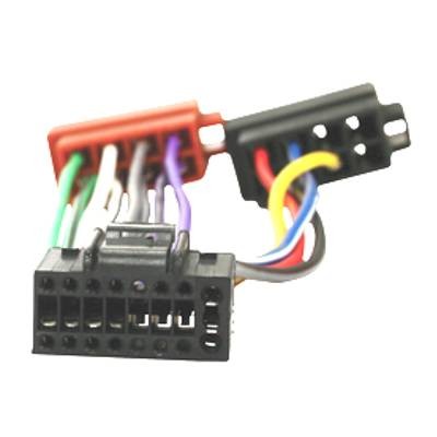 Adapter from Kenwood (16pin) car radio to EURO connector