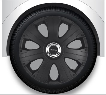 Wheel covers set Racing Pro Black, 15"