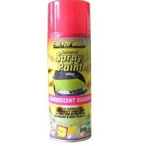 Fluorescent red paint, 400ml.