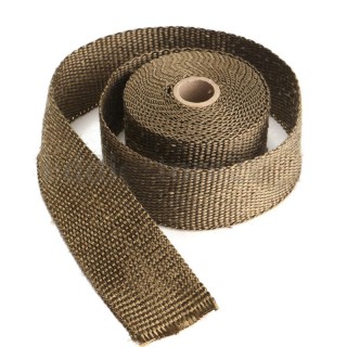 5M Titanium Exhaust Heat Wrap Manifold Downpipe High Temp Bandage Tape Roll