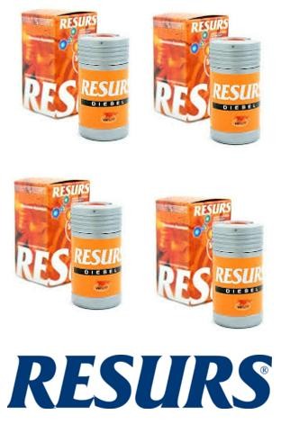 4PCS X Oil additive RESURS-Diesel, 50g. 