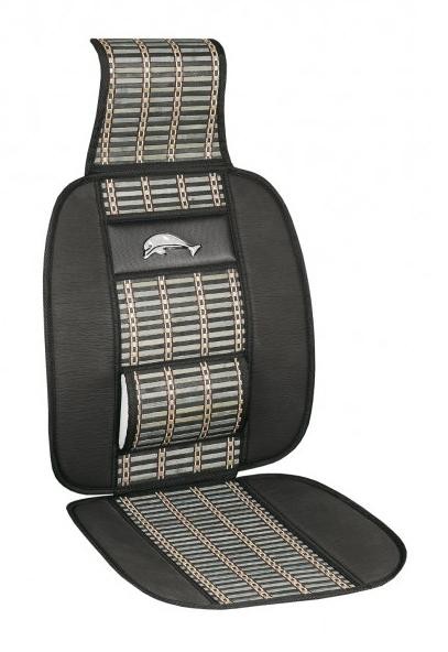 Luxury car seat cushion, with straw inserts