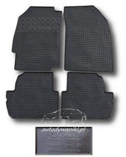 Rubber floor mats set Chevrolet Spark (2010-) 
