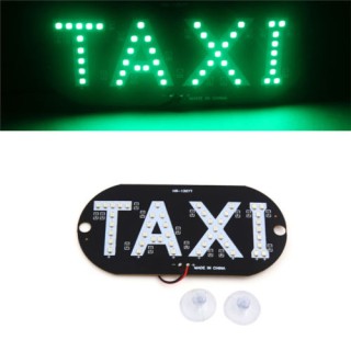 Windshield LED TAXI sign, 12V
