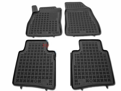 Rubber floor mats set Nissan Pulsar (2014-), with edges
