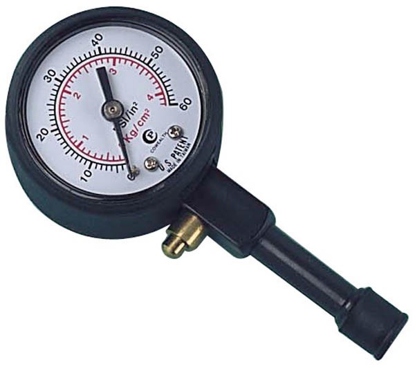 Metall tire gauge dial, 0.4-2Atm