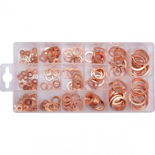 COPPER SOFT WASHER SET 220PCS